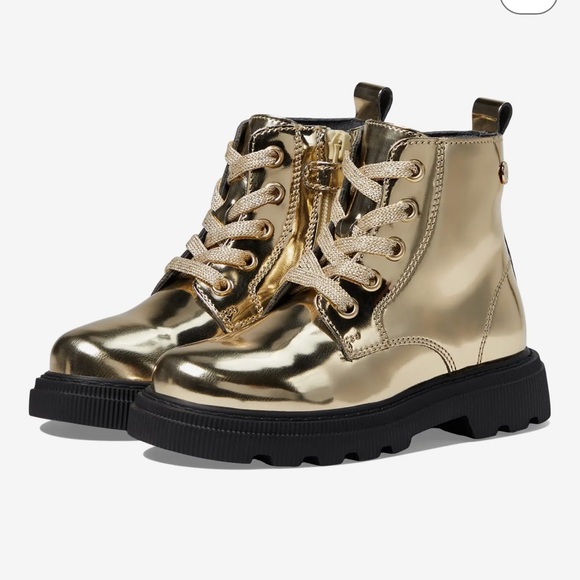 Boots by Naturino for girls size 26 EU - 9.5 US ;16.2cm closure Zipper and laces - Picture 12 of 14